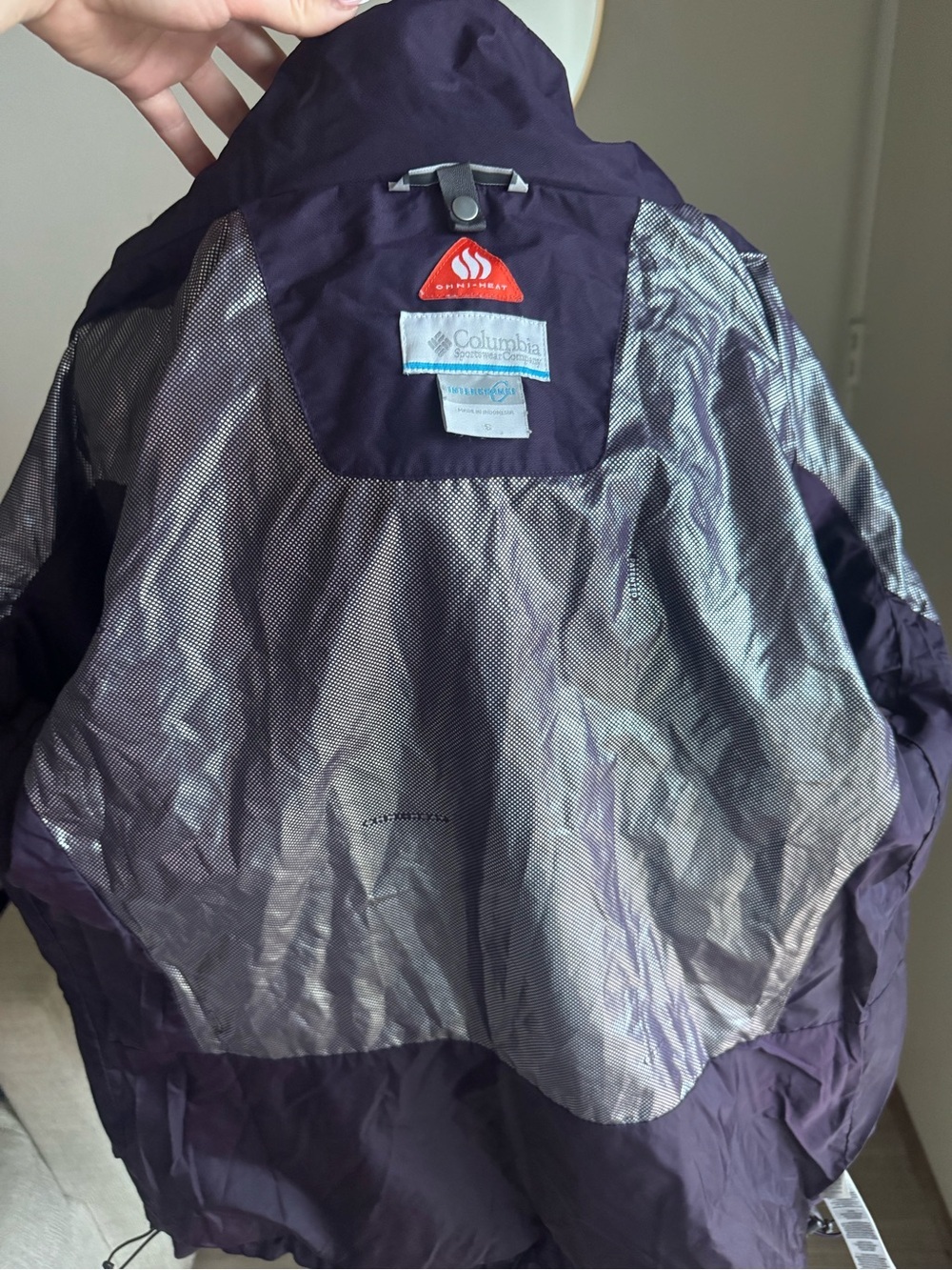 Columbia Omni-Tech Omni-Heat Waterproof Jacket Women’s Small - Picture 3 of 6